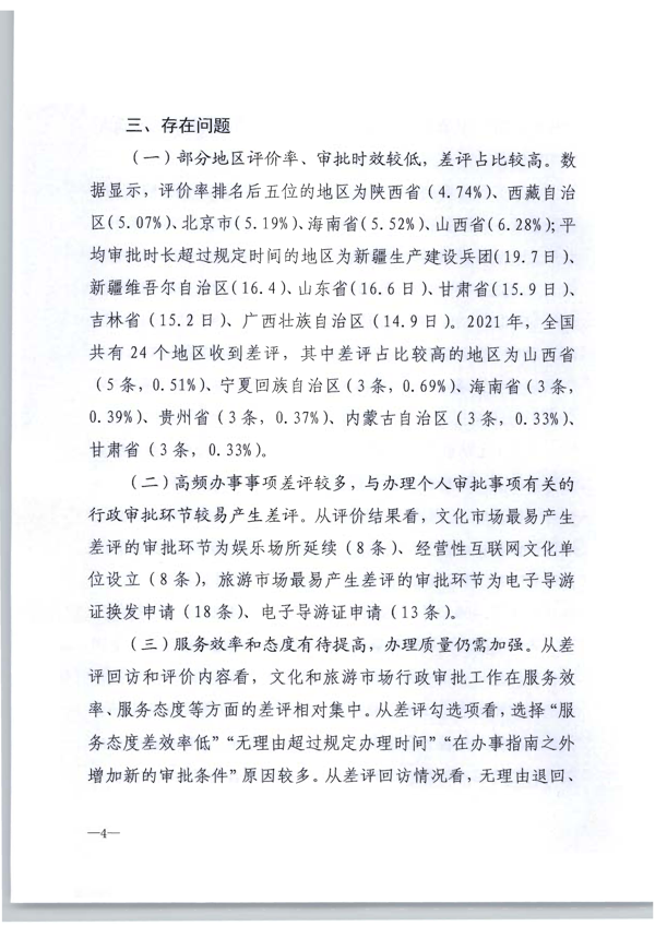 220325165130338460_博彩网站转发博彩网站 - 亚洲正规博彩网站办公厅关于2021年文化和旅游市场政务服务“好差评”情况通报的通知_5.png