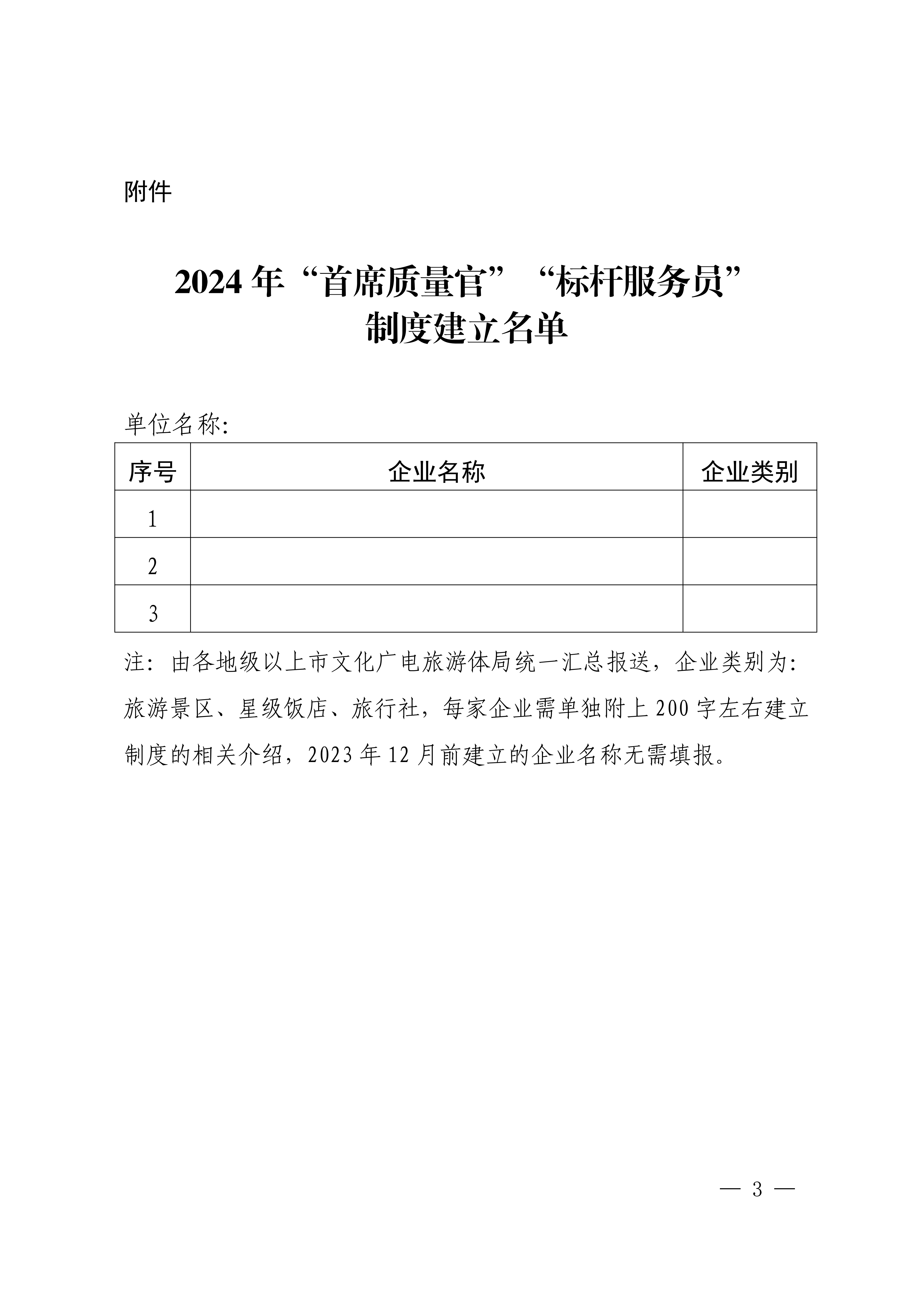 博彩网站关于征集2024年建立“首席质量官”“标杆服务员”旅游企业名单的通知_02.png